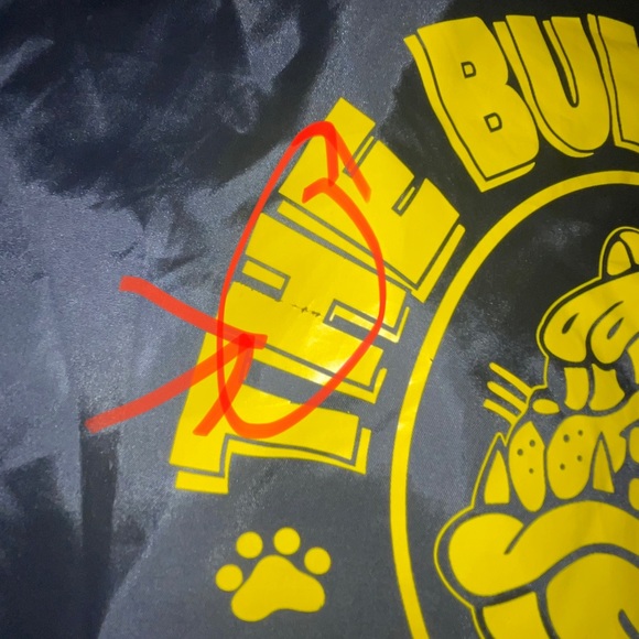 THE BULLDOG AMSTERDAM VINTAGE PACK AWAY WITH  STRAP BLACK WINDBREAKER - Picture 15 of 16